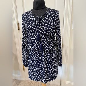 Michael Kors navy/white dress